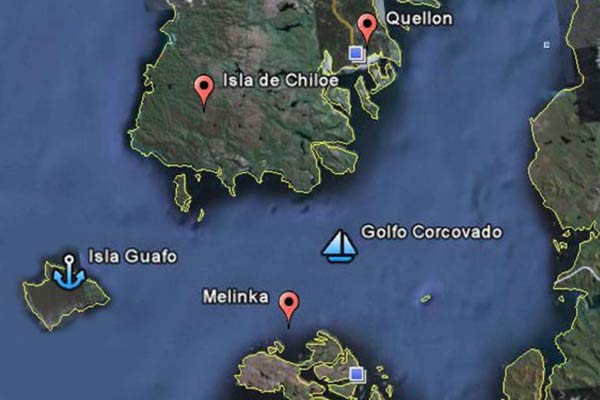 isla guafo mapa